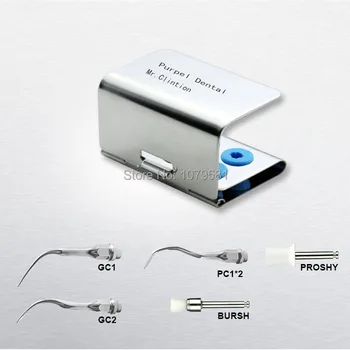 

1 set KUSPKS Scaler Scaling And Pplishing Kit Silver Stainless steel for KAVO dental surgical kit bacterial lasue supragingival