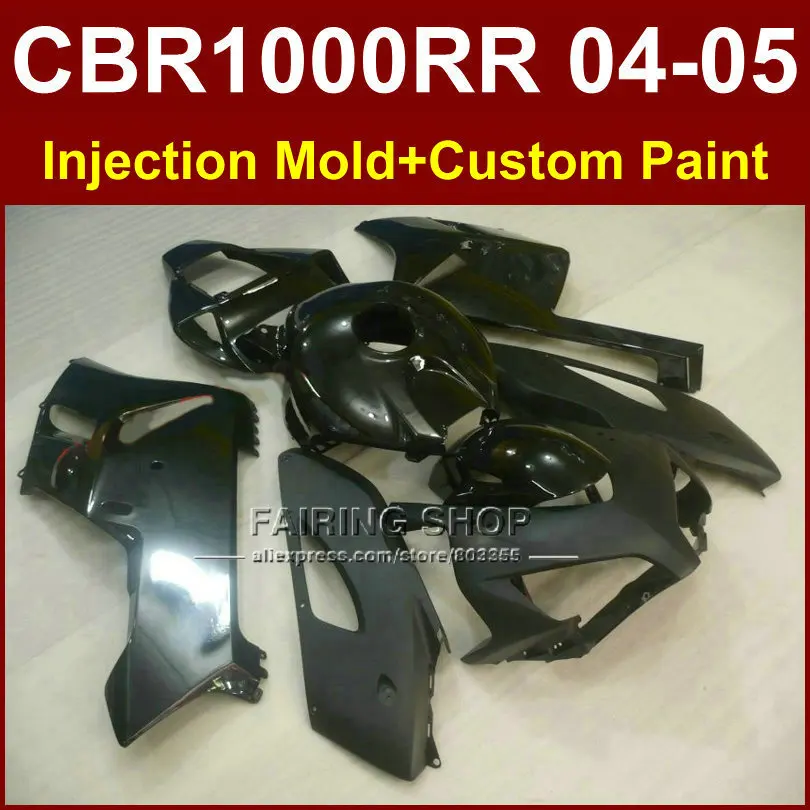 Flat black bodywork for HONDA bodykit CBR1000 RR 04 05 CBR 1000RR 2004