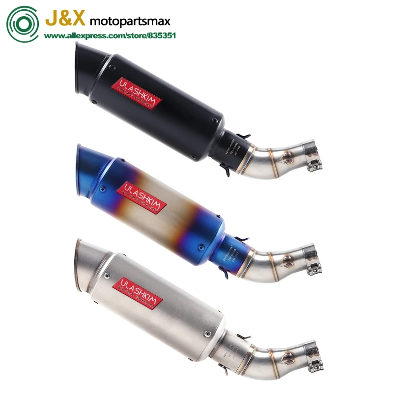 MT 03 MT03 Motorcycle Exhaust Muffler Pipe Middle Link Pipe Escape FOR