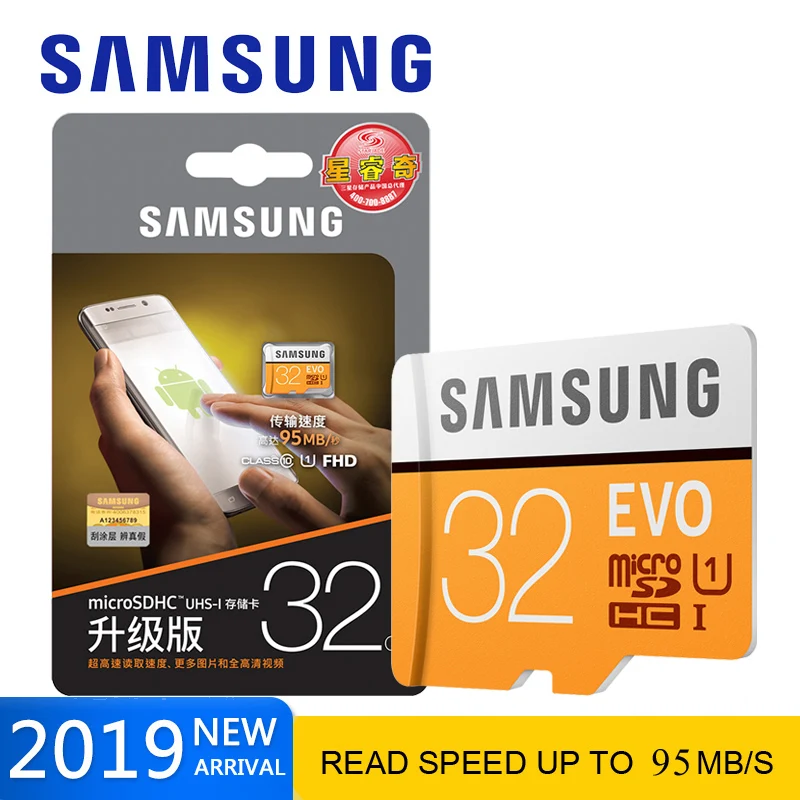 Карта памяти SAMSUNG Micro SD 128 ГБ 10 Microsd 32 Гб 64 256 SDHC/SDXC TF карта sd U3 U1 evo plus para|Карты памяти| |