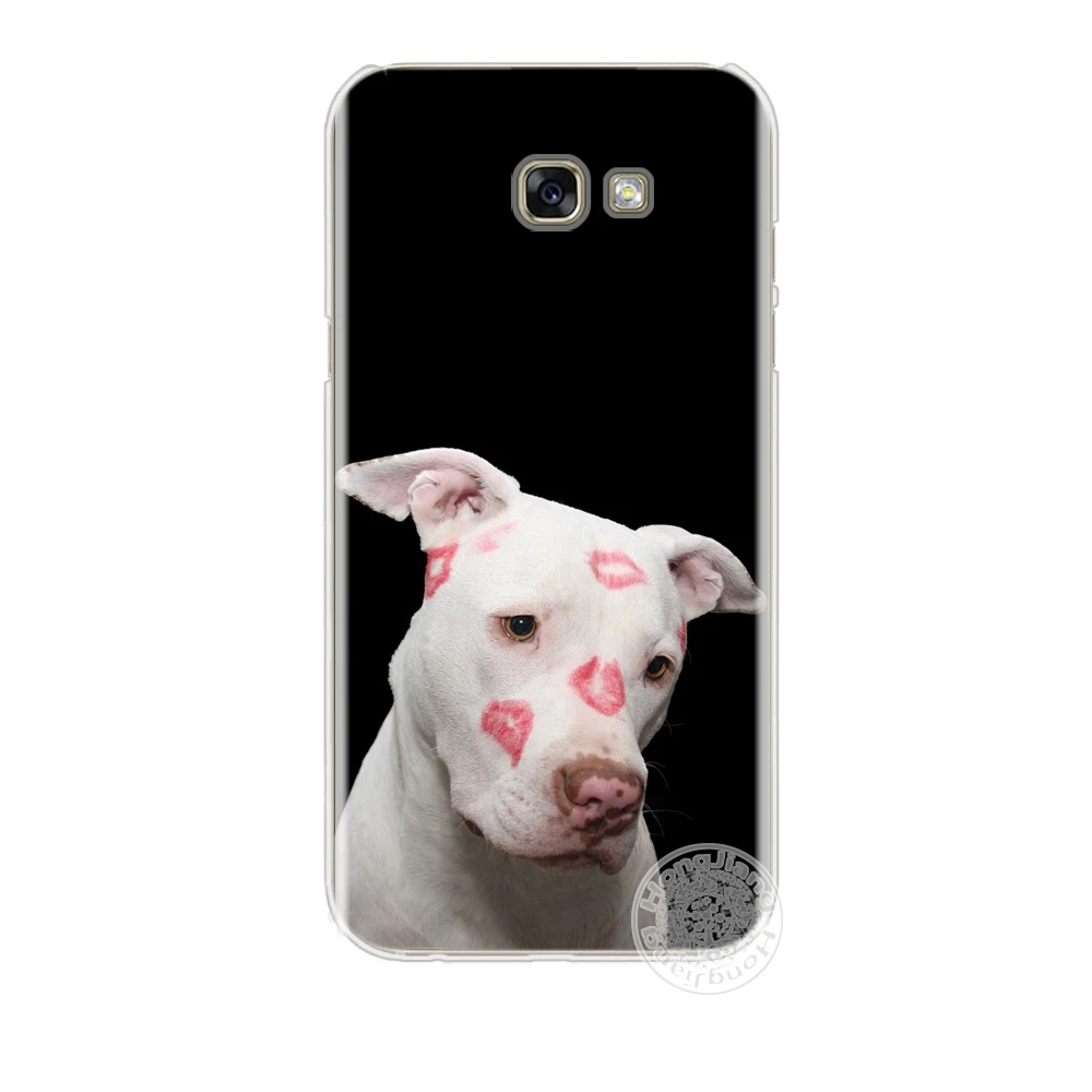 HAMEINUO pitbull dog чехол для сотового телефона Samsung Galaxy A3 A310 A5 A510 A7 A710 A8 A810 A9 2015 2016 2017|cover for