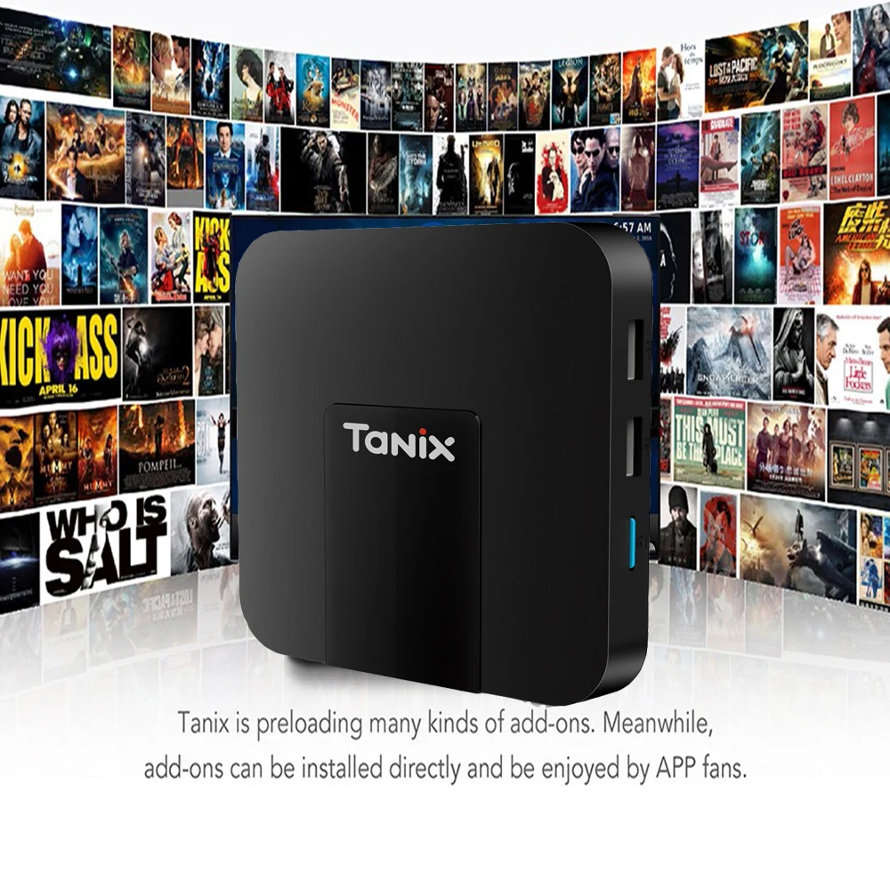 Tanix TX3 Mini TV Box WiFi Android 7.1 Support 4K HD 64Bit 2GB+16GB Media Player