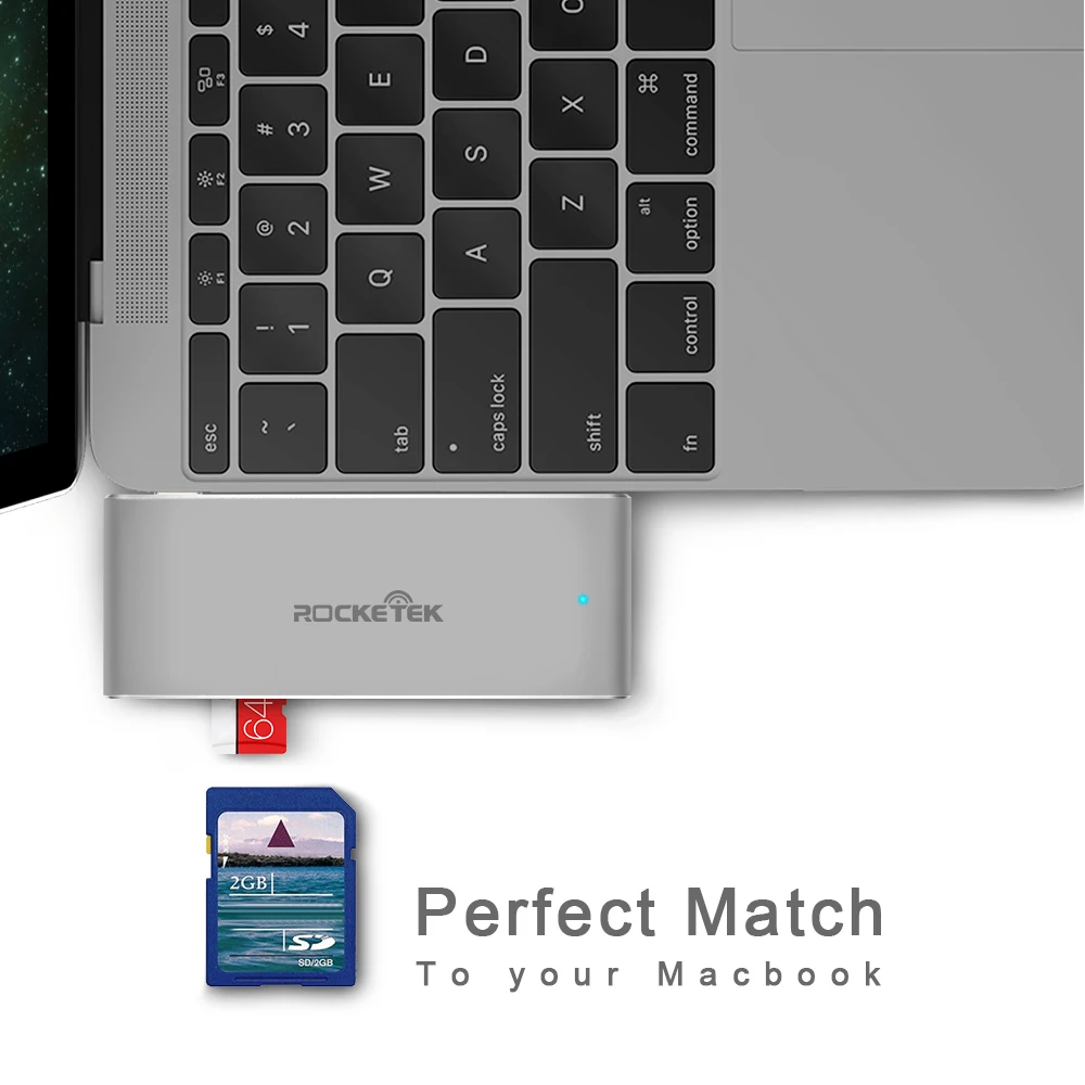 Usb концентратор Rocketek с портом usb type c 3 0 и кардридером для SD/TF карт|usb hub|usb hubhigh speed hub |