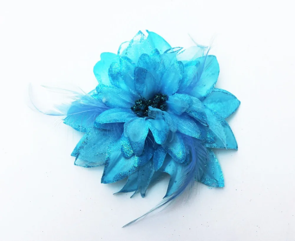 New Arrival Light Blue Hair Ornaments Headwear Flower Women Fashion  Hairpins Hair Clip For Girls Hair Headdress Accessories - Hair Grips -  AliExpress