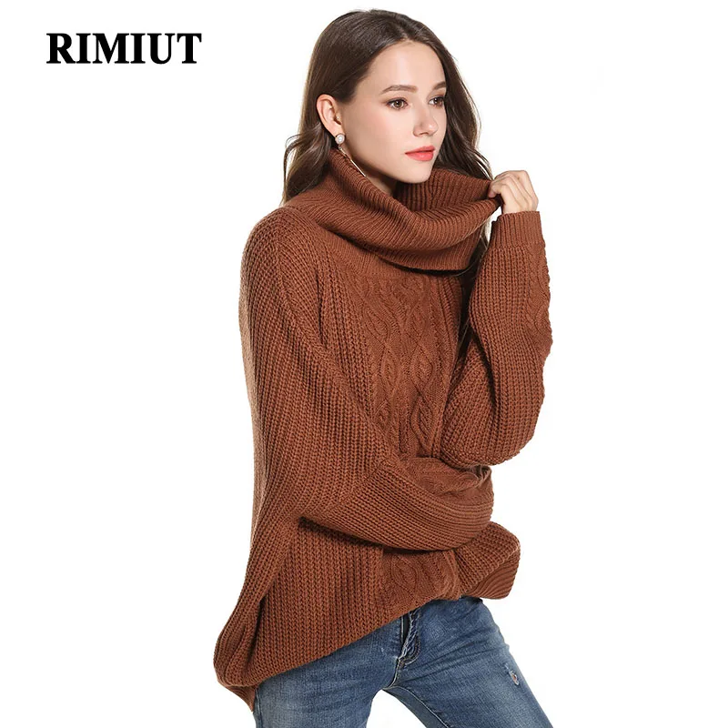 Rimiut Big Size Loose Women Winter Autumn Long Sleeve Sweaters Pullover Knitted Elegant Lady Casual Home Wear Sweater Tops Sweaters