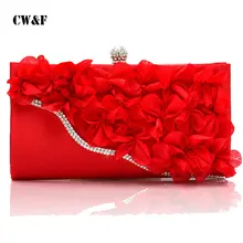 Классические Цветы вечерняя сумка, клатч, сумочка, платье