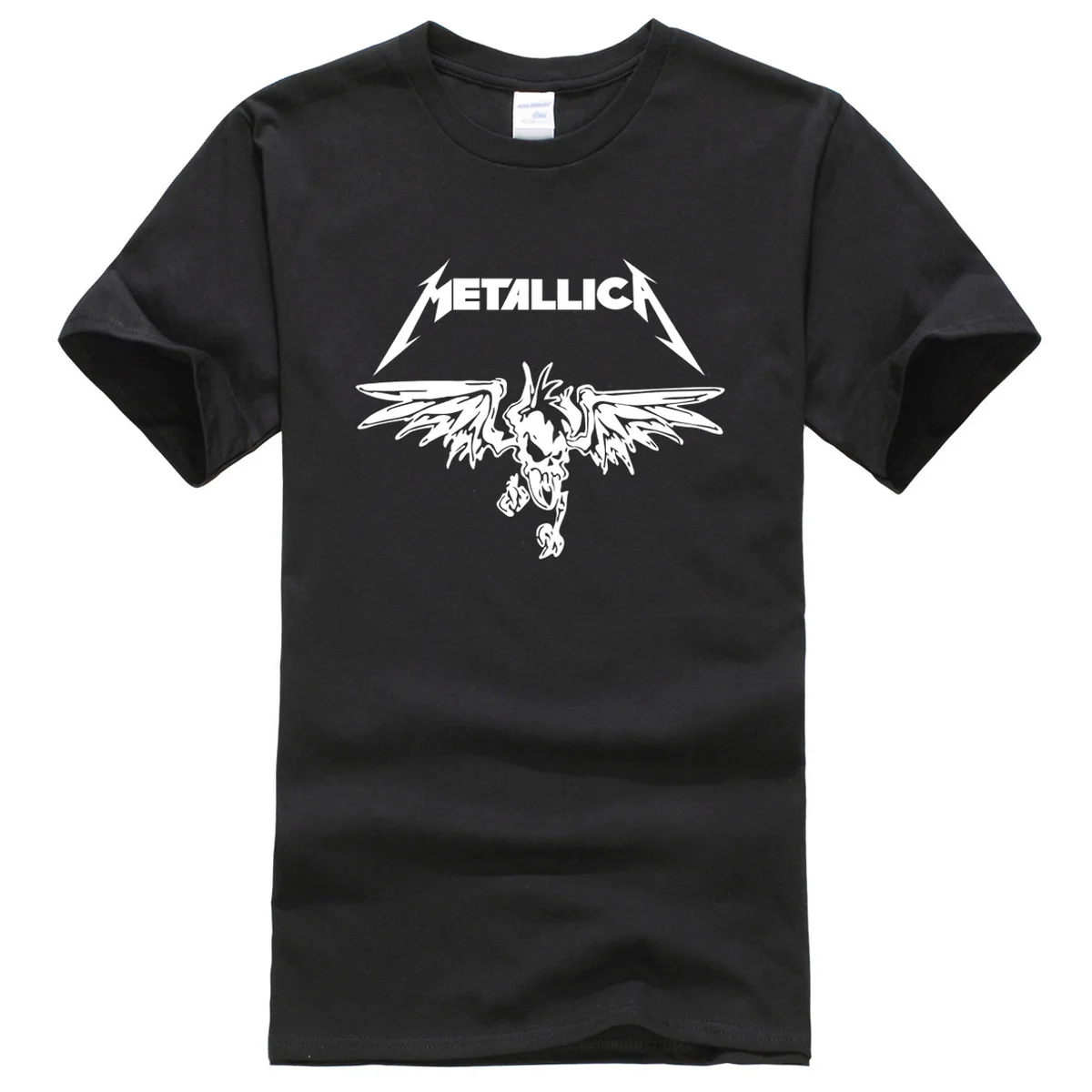 

Lasting Charm Sports T-shirts printed Heavy Metal Rock Band pattern cool men's hip hop streetwear Sports T shirt