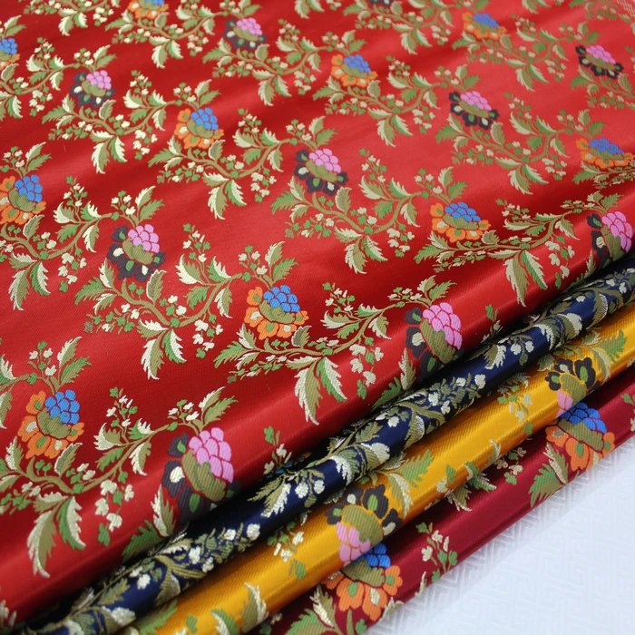 

Платье Чонсам Show Wo монгольский халат тибетская одежда украшение ткань ручной работы жаккардовая спиннинговая ткань