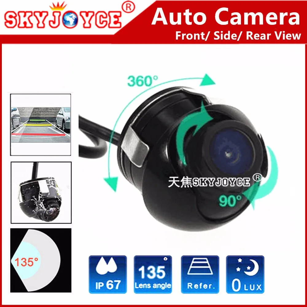 Rear view camera Front Side view camera CCD HD 360 Rotation camera car styling parking detector accessories all car seat toyota (29)