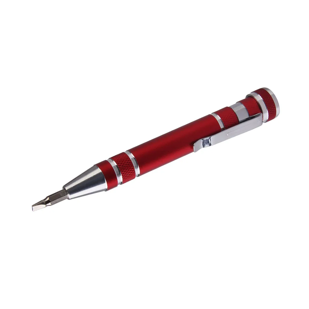 Multifunction 8 In 1 Mini Aluminum Precision ScrewDriver Pen