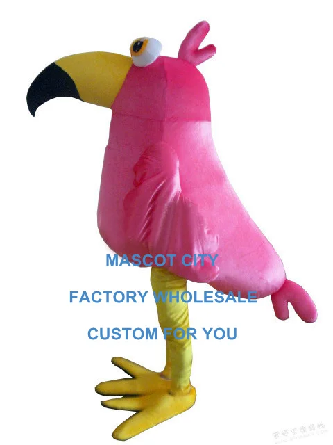 

cartoon flamingo bird mascot costume wholesale cheap custom pink plamingo theme anime cosplay costumes carnival fancy dress 3445