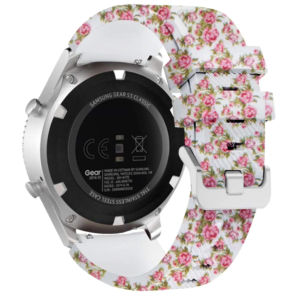 Смарт-часы для Amazfit Stratos/Pace/2 ремешок силиконовый браслет сменный Браслет для Galaxy Watch 46 мм для huawei GT