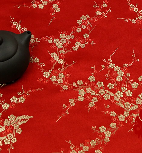 Blossom ткань-Восточный Китайский Японский-сатин жаккард парча