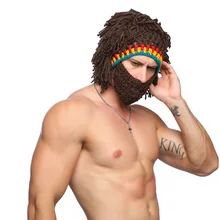 Женские Мужские варвары Vagabond Viking Beanie роговые шапки ручной работы зимние теплые день рождения крутые подарки смешные кляп шапка на Хэллоуин
