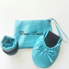 Новые популярные горячие продажи женские складные дорожные туфли с портативной сумкой