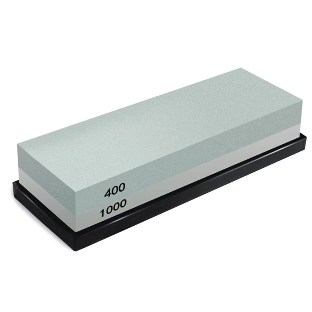 

Hot sale Whetstone, 2-IN-1 Sharpening Stone 400/1000 Grit Waterstones, Knife Sharpener Rubber Stone Holder Included