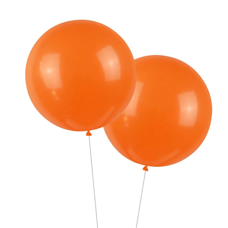 3" 90 см воздушные шары, гелиевые надувные шары, большие латексные шары для свадебной вечеринки, украшения для дня рождения, воздушные шары - Цвет: B07 orange