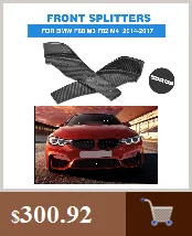 Передний спойлер для BMW F80 M3 F82 M4 бампер- углеродное волокно/FRP передний бампер защита автомобиля Тюнинг Запчасти