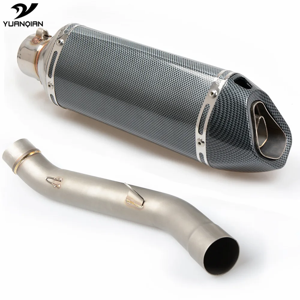 1 Set Z800 3 Color Motorcycle Exhaust pipe Middle Exhaust Pipe Moto