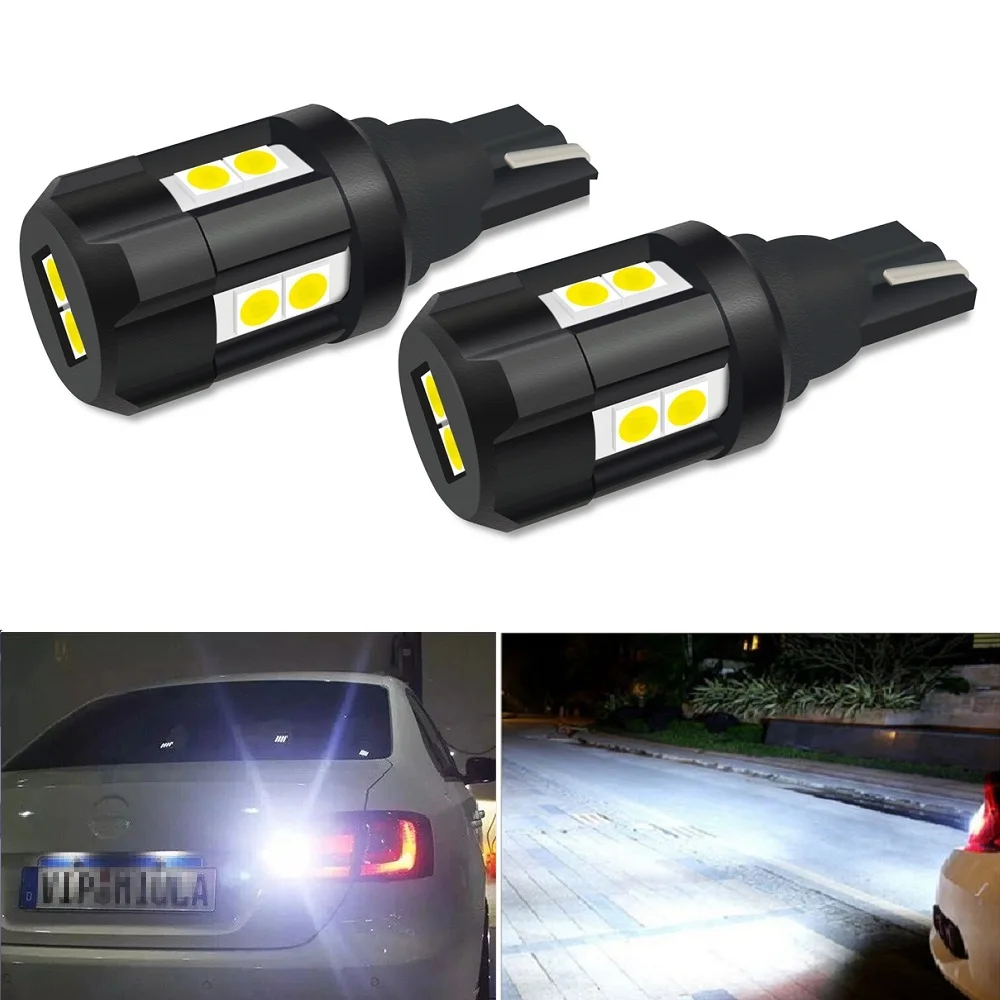 

2x W16W LED T15 Canbus No OBC Error LED Car Reverse Backup Light Bulbs For BMW E46 E39 E90 E60 E36 F30 F10 F20 E34 X1 X2 X3 X4