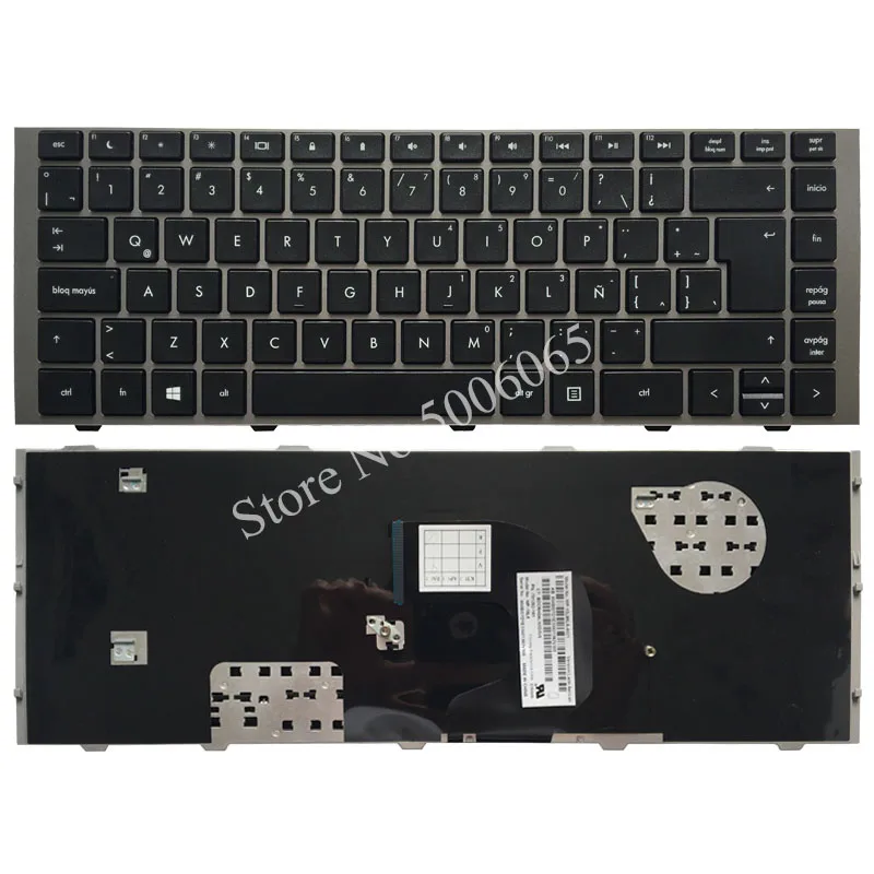 Новая латинская Клавиатура для ноутбука HP Probook 4440 4441 4446 4441S 4445s 4440s 4446S LA серая рамка