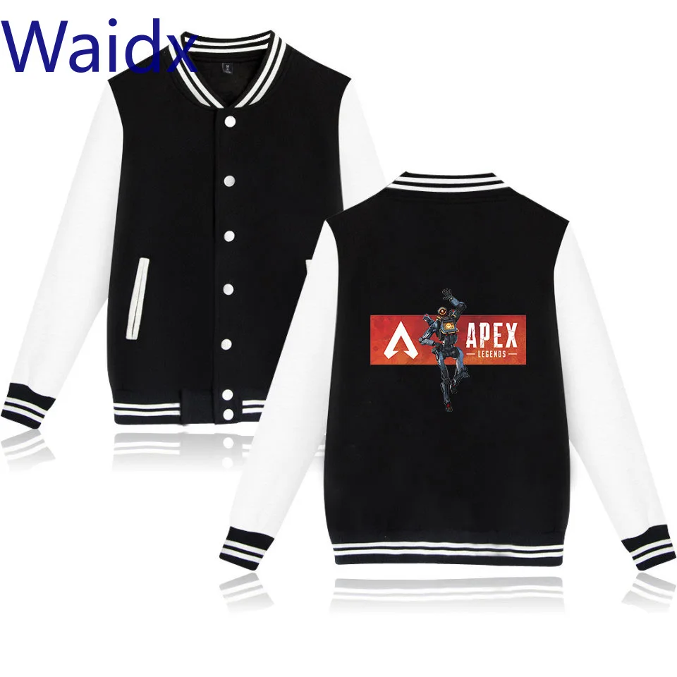 

Waidx Apex Legends Baseball Men Jackets Sweatshirt Clothes Hip Hop Streetwear Cotton Outerwear Crewneck Sweatshirt Drop Shipping