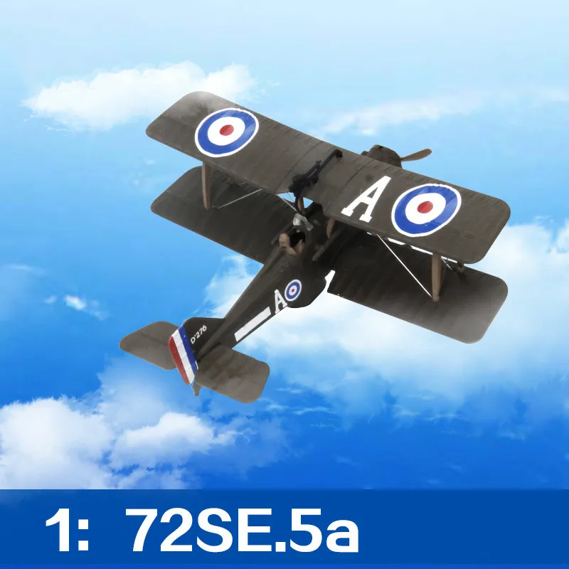 

9*12*11cm Fighter Model SE 5a World War I Aircraft Model Alloy Airplane Scale Model Military Decoration HM 1:72