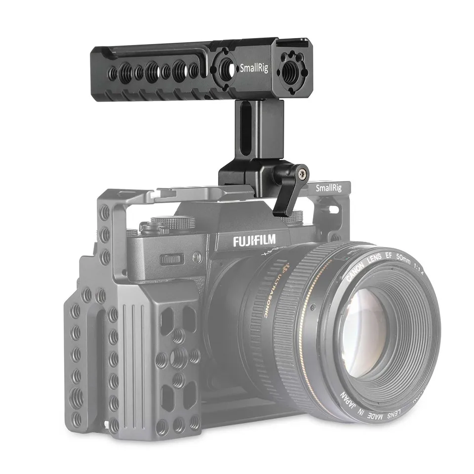 SmallRig NATO Rail Handle Grip With Mounting Points Shoe Mounts for Cameras/ Camcorder/ Action Came