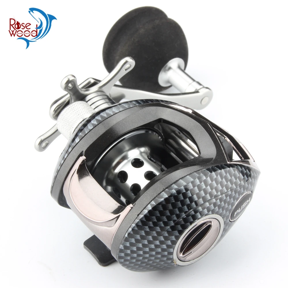 

ROSEWOOD 13+1 Ball Bearings Left/Right Hand Fishing Reel Super Light Baitcasting Fishing Wheel, Tournament Baitcast Reels