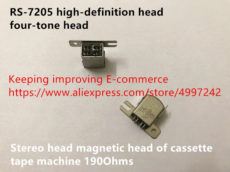 Совместима с RS-7205 головкой высокой четкости Четырехцветная головка стерео головка магнитная головка кассетной ленты 190 Ом переключатель