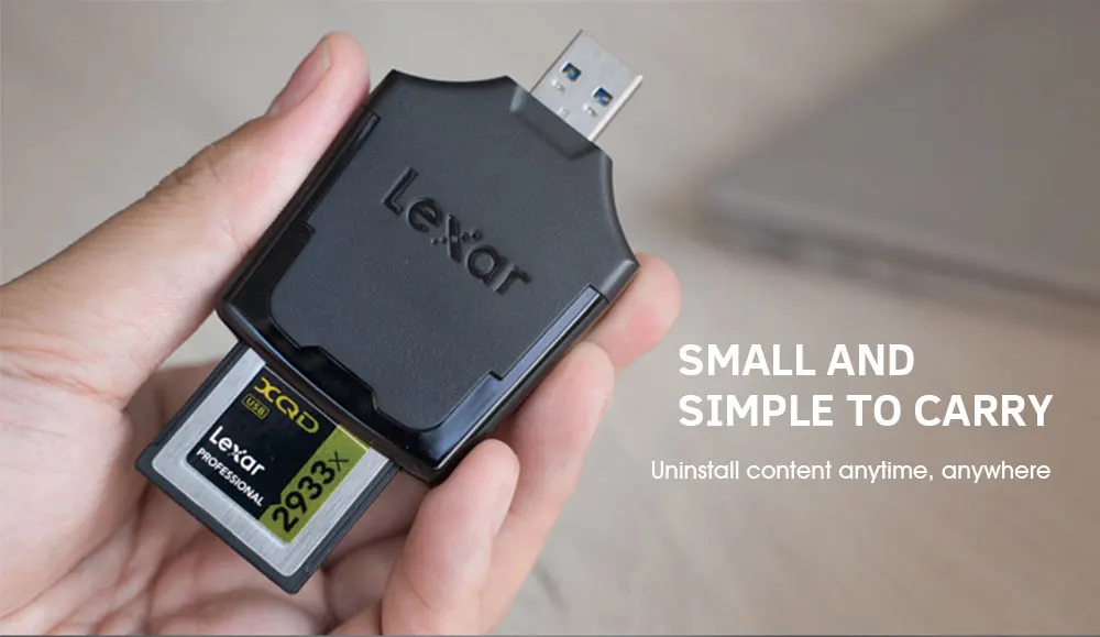 Популярные Lexar USB3.0 картридер 3,0 card reader UHSII специальности card reader высокоскоростной/качество для Lexar 2000X карты памяти