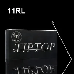 50PCS TIPTOP Premium Tattoo Needles 11RL Disposable Sterilze 11 Round Liner Tattoo Needles Free Shipping