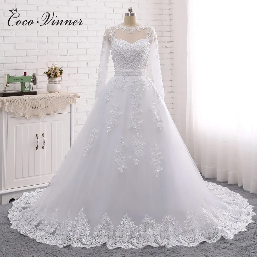 Pearls Beads 2 In 1 Brazil Wedding Dress 2019 Vestido De Novia