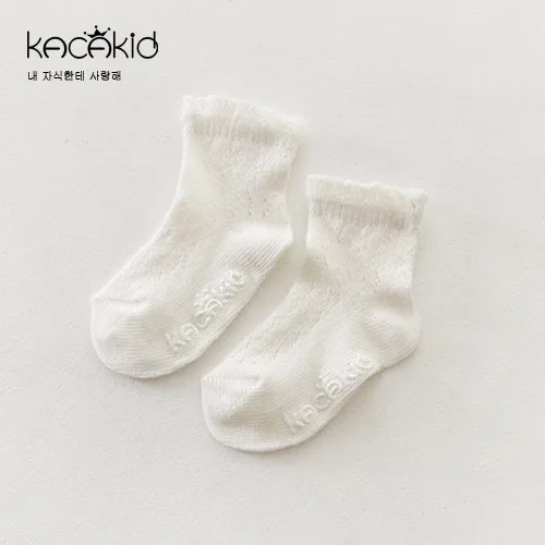 Kacakid/5 пар/лот; хлопковые носки для малышей; короткие носки для новорожденных; мягкие носки для мальчиков и девочек - Цвет: S