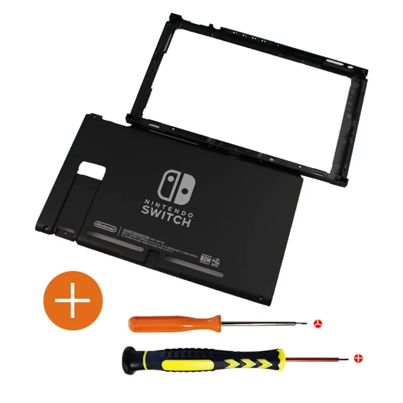 

Universal Black/Translucent Back Plate DIY Replacement Housing Shell Case With Installation Tool for NS NX Switch Console