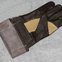 Тактические перчатки из мягкой натуральной кожи с орлом, прочные перчатки для Сокола, анти-укус, анти-захват, Орел, ястреб, охотничьи питомцы, кошки, собаки, дрессировка