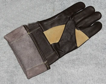 

Tactical Eagle Soft Genuine Leather Durable Gloves For Falcon Anti Bite Anti-grasping Eagle Hawk Hunting Pets Cat Dog Training