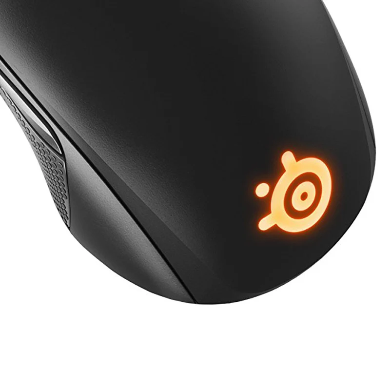 SteelSeries Rival 100, игровая мышь, USB Проводная оптическая мышь 4000 dpi, мышь с призмой, RGB подсветка, бесплатный подарок, коврик для мыши