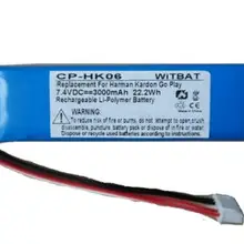 3000 mAh Аккумулятор 7,4 V Для Harman Kardon Go Play динамик