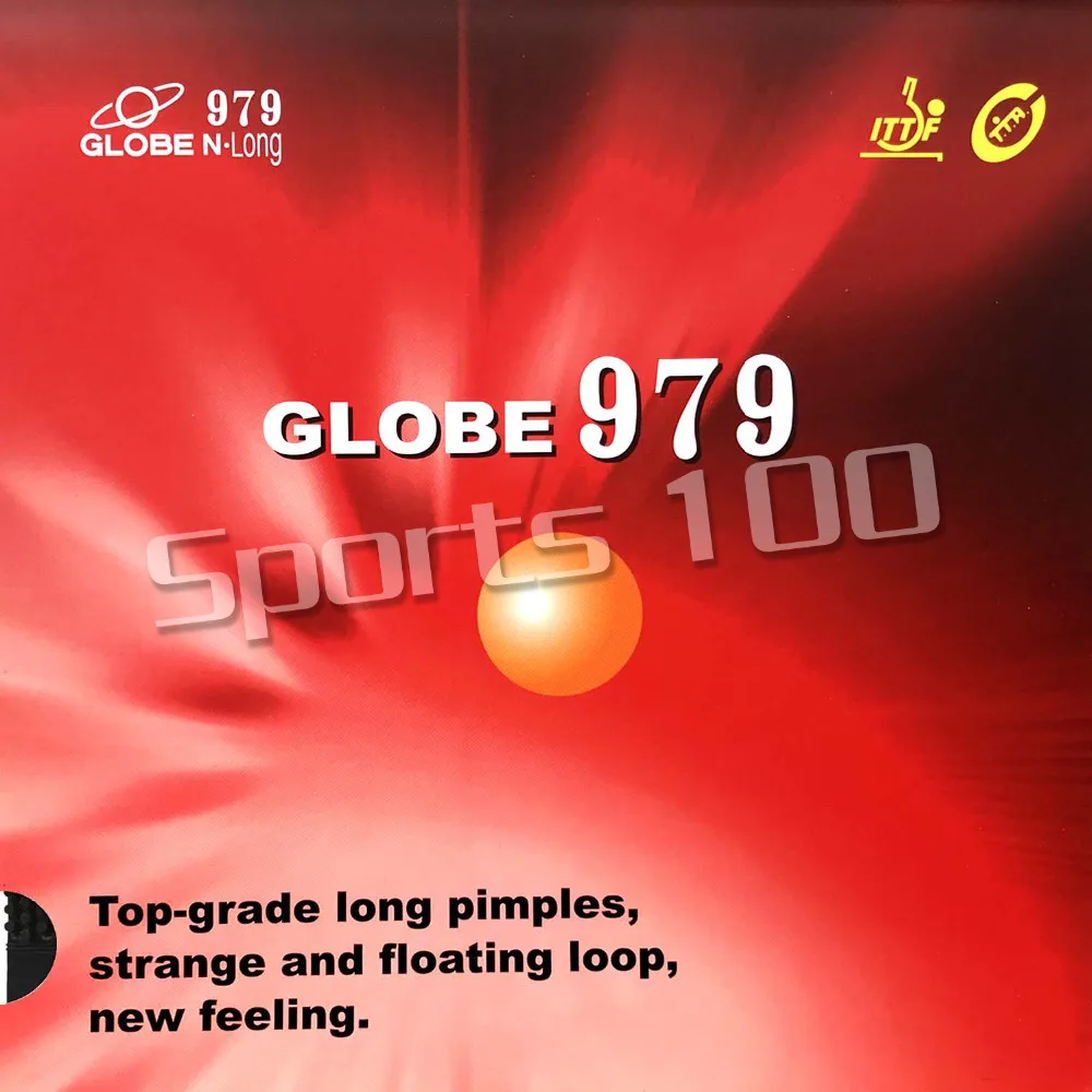 غلوب 979 طويل النقاط التدريجي تنس طاولة بينغبونغ المطاط مع الإسفنج