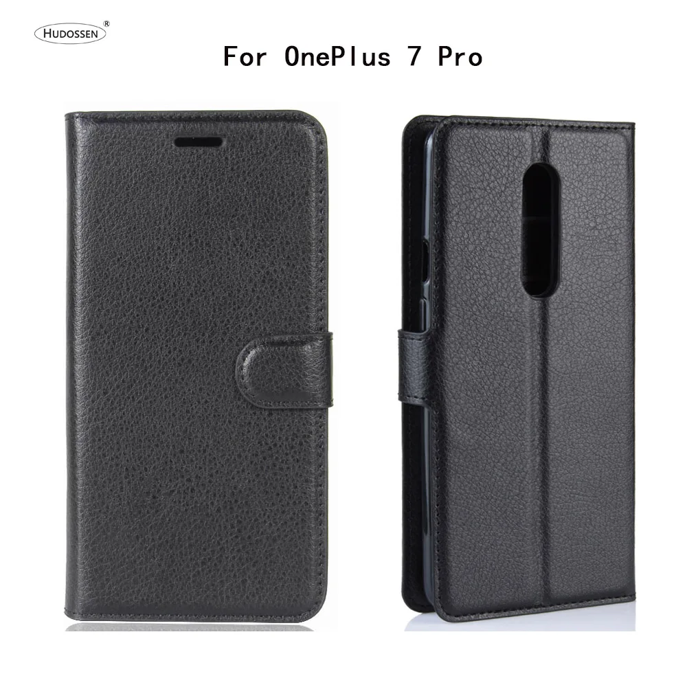 

HUDOSSEN For Oneplus 7 Pro Case Luxury Flip Leather Back Cover Phone Accessories Bags Skin For OnePlus 7 Pro One Plus 7 Pro Case