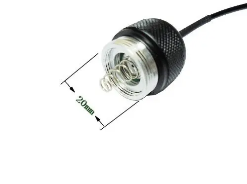 

Remote Switch for UltraFire WF-502B Flashlight 502B Pressure Tail Switch 502 Mouse Tail Switch wire switch extension cable