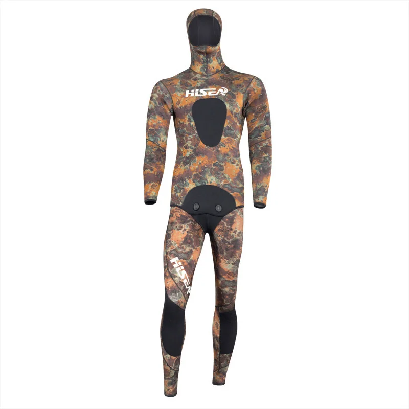

2019 5MM Neoprene Wetsuit Camouflage Surf Wet Suit Men Women Winter Warm Long Sleeve New Adult Professional Diving Fishing Suits