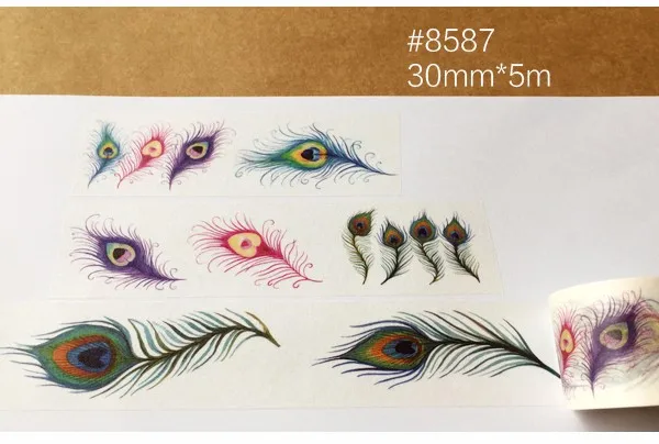 10 новых Дизайнов! Цветы/девушки/дракон/бабочка японский Васи декоративный клей DIY маскирующая бумажная лента наклейка этикетка