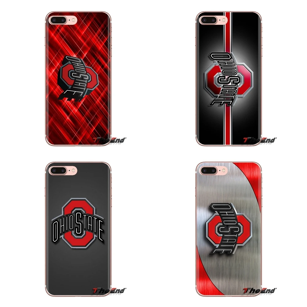Ohio State Buckeyes football team Logo For Samsung Galaxy S3 S4 S5 Mini S6 S7 Edge S8 S9 S10 Plus Note 3 4 5 8 9 Soft Case Cover |