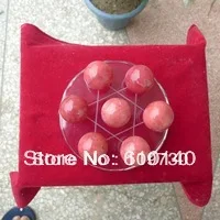 

WBY 00158 7pcs NATURAL RED JADE CRYSTAL SPHERE BALL HEALING