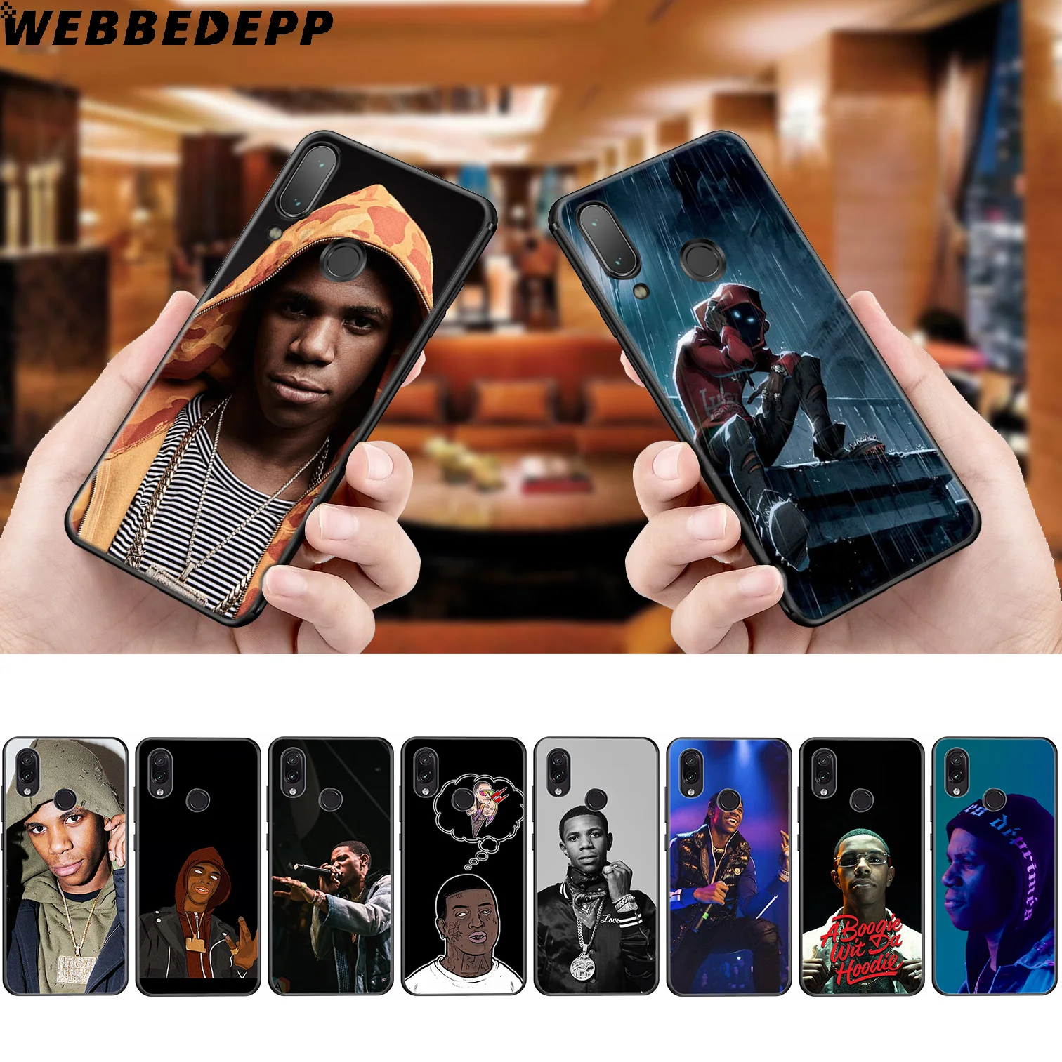 WEBBEDEPP A boogie wit da мягкий чехол с капюшоном для Xiaomi Redmi K20 7A 4A 4X 5 5A 6 6A S2 Note 8 4 7 Pro Plus Prime |