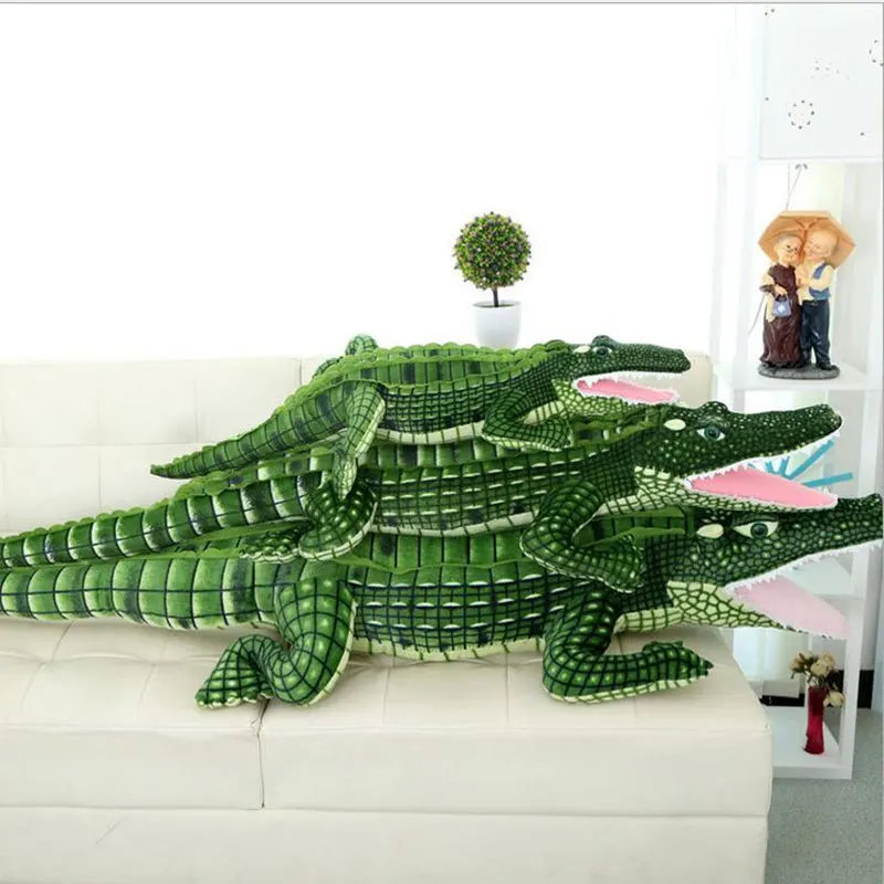 100cm Big Size Simulation Crocodile Plush font b Toys b font Stuffed Animals Doll Kids font