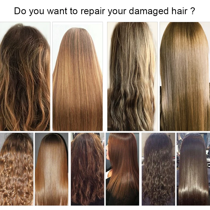 Tratamento do Cabelo Produtos de Cuidados Máscara de Cabelo Formaldeído Queratina Straightener Reparação Danos Capilares Shampoo Brasileiro Suave 0% 9 reparação danos produtos de cuidados capilares shampoo