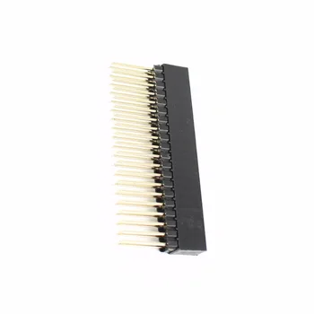 

10 Pcs PC104 2.54mm Pitch 2x20 Pin 40 Pin Female Double Row Long Pin Header Strip